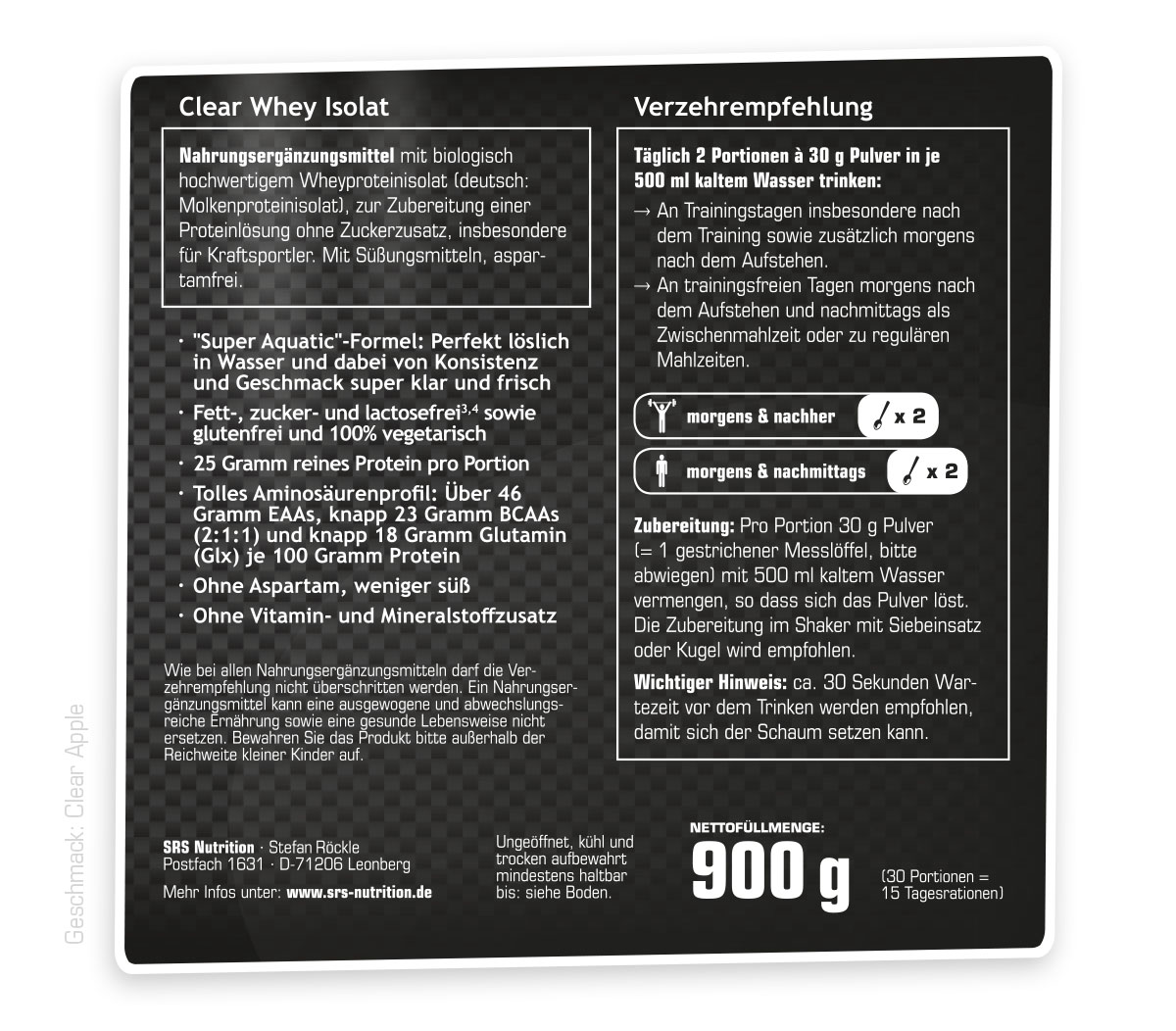 Aqua Clear Whey
